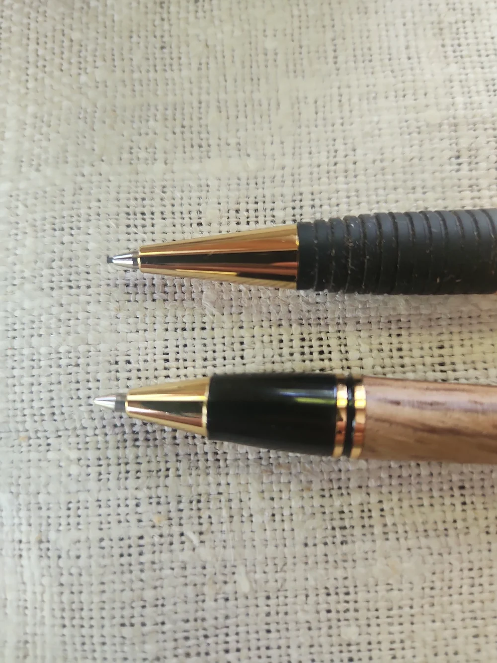 Decorative Notecard Set&Wood&Gold Tone Matching Pens